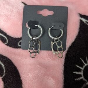 Brass Knuckles Earings